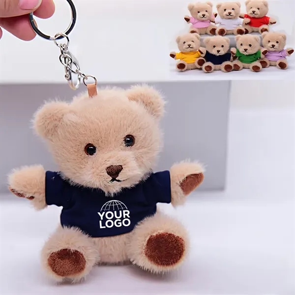 Mini Cute Teddy Bear Keychain - Mini Cute Teddy Bear Keychain - Image 0 of 2