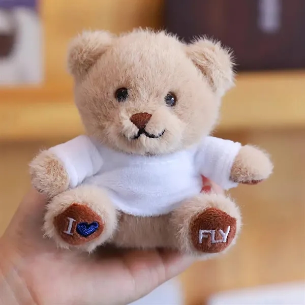Mini Cute Teddy Bear Keychain - Mini Cute Teddy Bear Keychain - Image 2 of 2