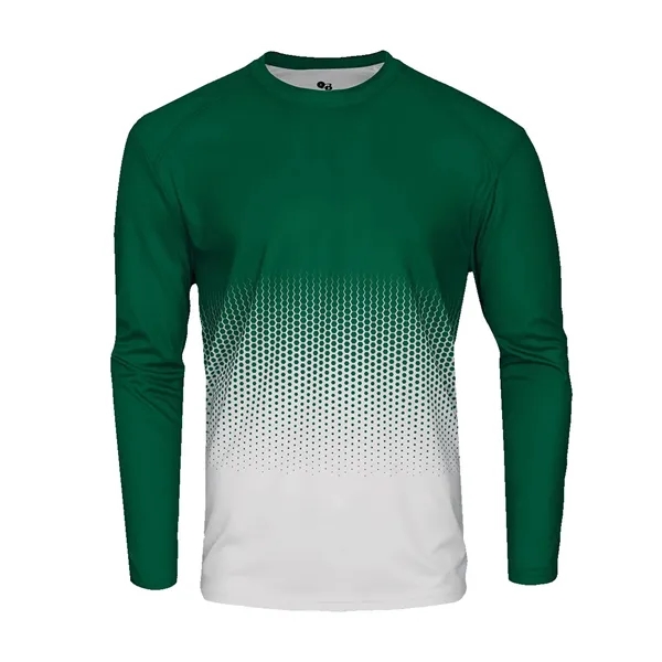 Badger Men's Hex 2.0 Long Sleeve T-Shirt - Badger Men's Hex 2.0 Long Sleeve T-Shirt - Image 0 of 5
