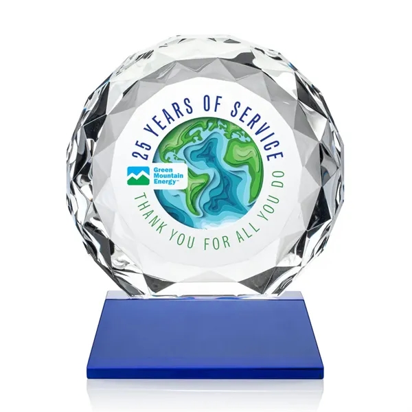 Seville VividPrint™ Award on Entwhistle Base - Blue