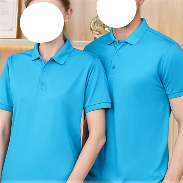 Custom Embroidered Polo Shirt Work Uniform for Corporate - Custom Embroidered Polo Shirt Work Uniform for Corporate - Image 3 of 4