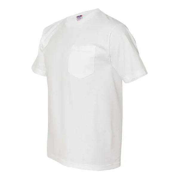 Bayside Unisex USA-Made Midweight Pocket T-Shirt - Bayside Unisex USA-Made Midweight Pocket T-Shirt - Image 22 of 23