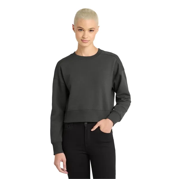District Women's Perfect Weight Fleece Cropped Crew - District Women's Perfect Weight Fleece Cropped Crew - Image 1 of 29