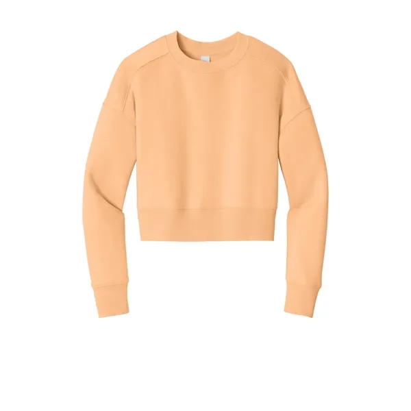 District Women's Perfect Weight Fleece Cropped Crew - District Women's Perfect Weight Fleece Cropped Crew - Image 4 of 29