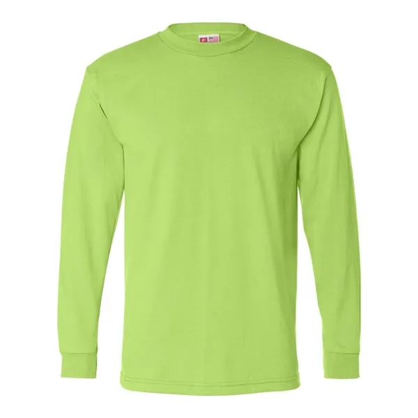 Custom Bayside Men's USA-Made 50/50 Long Sleeve T-Shirt