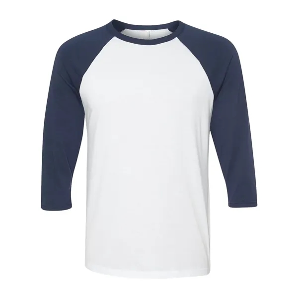 BELLA + CANVAS Unisex Three-Quarter Sleeve Baseball Tee - BELLA + CANVAS Unisex Three-Quarter Sleeve Baseball Tee - Image 69 of 89
