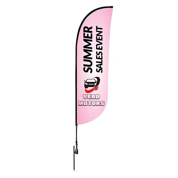 12ft Convex Shape Feather Flag - 12ft Convex Shape Feather Flag - Image 0 of 0