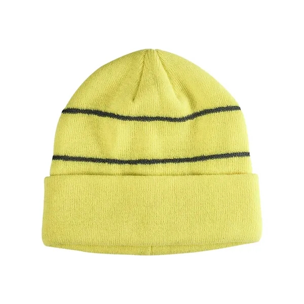 Big Accessories Reflective Cuffed Beanie - Big Accessories Reflective Cuffed Beanie - Image 1 of 2
