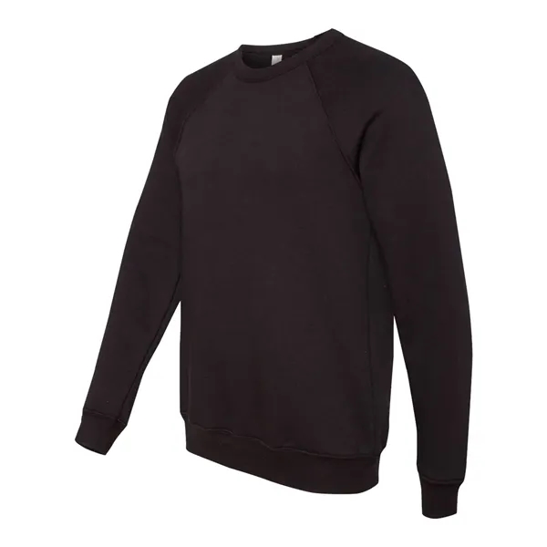 Custom BELLA + CANVAS Unisex Sponge Fleece Raglan Crewneck Sweat...