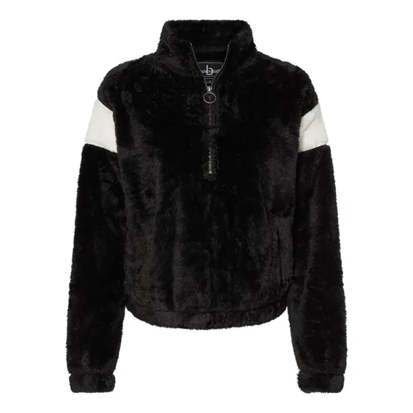 Boxercraft Women's Remy Fuzzy Fleece Quarter-Zip Pullover