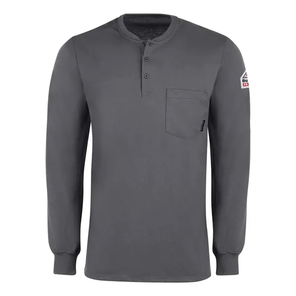 Bulwark Men's Long Sleeve Tagless Henley Shirt - Bulwark Men's Long Sleeve Tagless Henley Shirt - Image 1 of 10