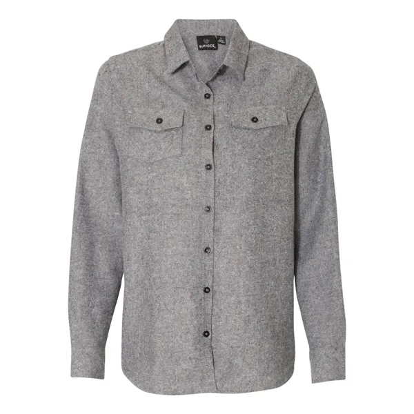Burnside Women's Solid Flannel Shirt - Burnside Women's Solid Flannel Shirt - Image 7 of 11