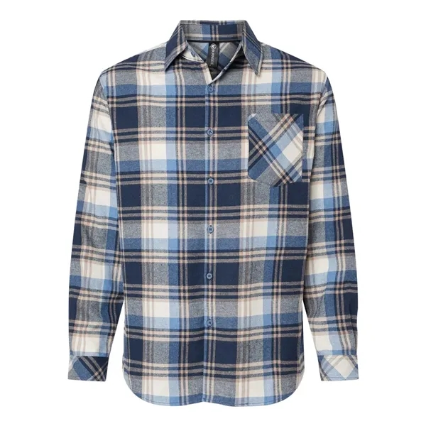 Burnside Men's Open Pocket Flannel Shirt - Burnside Men's Open Pocket Flannel Shirt - Image 3 of 14