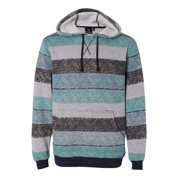 Burnside Men's Printed Stripes Fleece Sweatshirt - Burnside Men's Printed Stripes Fleece Sweatshirt - Image 3 of 8