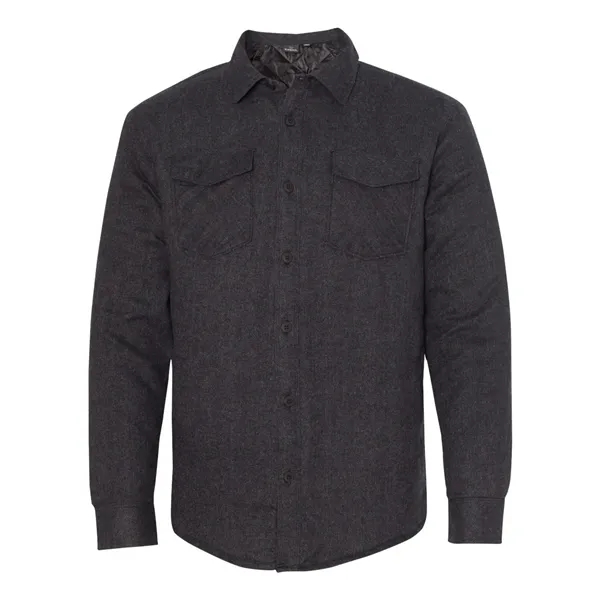 Burnside Men's Quilted Flannel Shirt Jacket - Burnside Men's Quilted Flannel Shirt Jacket - Image 4 of 13