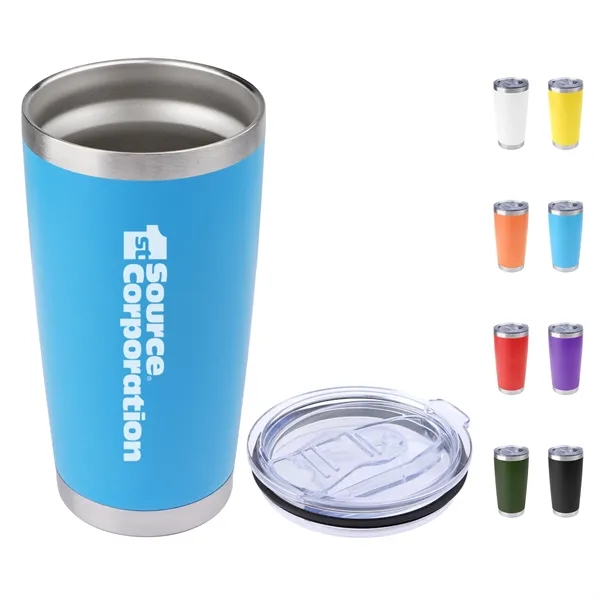 20oz Stainless Steel Insulated Travel Tumbler W/ Slide Lid - 20oz Stainless Steel Insulated Travel Tumbler W/ Slide Lid - Image 0 of 3