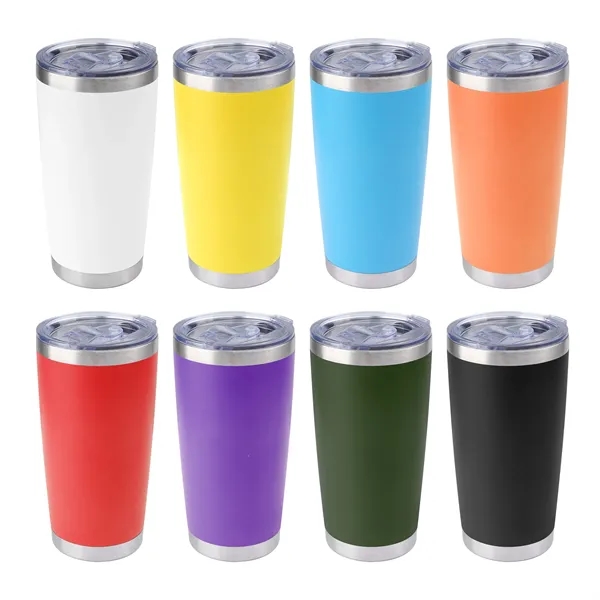 20oz Stainless Steel Insulated Travel Tumbler W/ Slide Lid - 20oz Stainless Steel Insulated Travel Tumbler W/ Slide Lid - Image 1 of 3