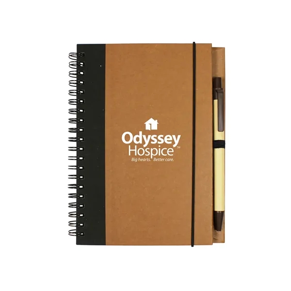 Contrast Paperboard Spiral Notebook & Pen 5.5"... - Contrast Paperboard Spiral Notebook & Pen 5.5"... - Image 4 of 10