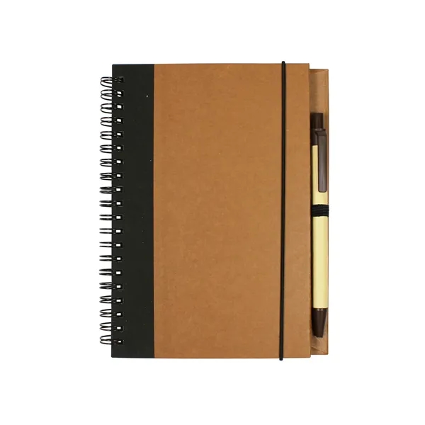 Contrast Paperboard Spiral Notebook & Pen 5.5"... - Contrast Paperboard Spiral Notebook & Pen 5.5"... - Image 5 of 10