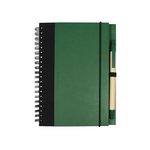 Contrast Paperboard Spiral Notebook & Pen 5.5"... - Contrast Paperboard Spiral Notebook & Pen 5.5"... - Image 6 of 10
