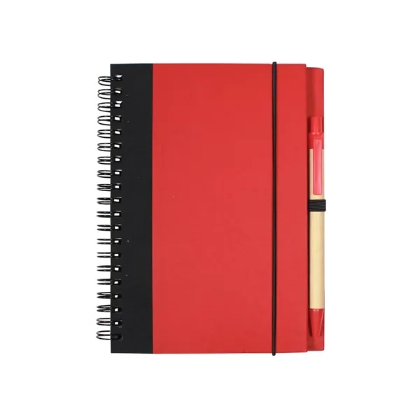 Contrast Paperboard Spiral Notebook & Pen 5.5"... - Contrast Paperboard Spiral Notebook & Pen 5.5"... - Image 10 of 10
