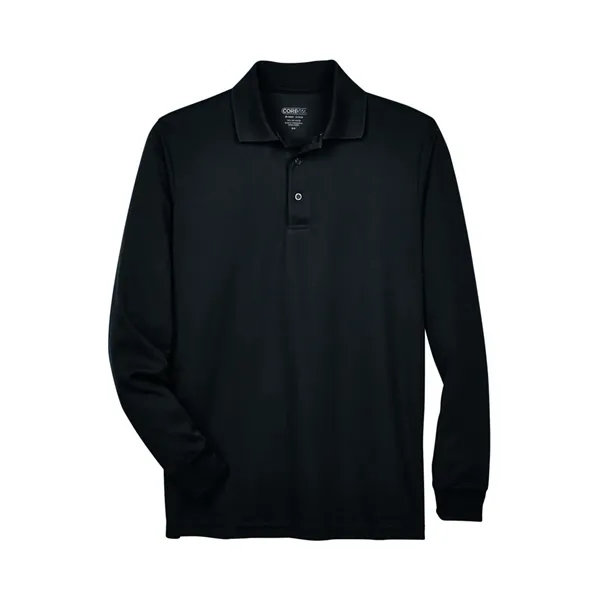 Custom CORE365 Men's Pinnacle Performance Long Sleeve Pique Polo