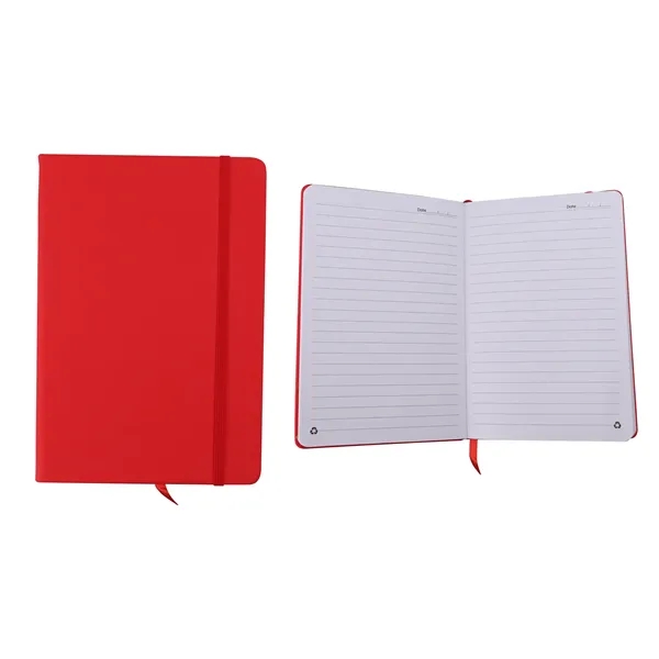 A5 Custom Pu Leather Hardcover Lined Journal Notebook - A5 Custom Pu Leather Hardcover Lined Journal Notebook - Image 1 of 3