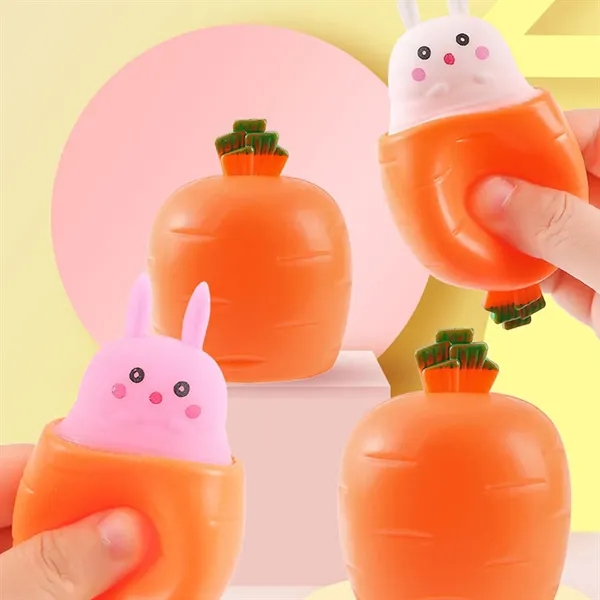 Stress Anxiety Relief Silicone Squeeze Rabbit Toy Balls - Stress Anxiety Relief Silicone Squeeze Rabbit Toy Balls - Image 1 of 11