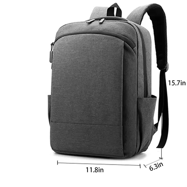 Men's Business Backpack with USB Charging Port - Men's Business Backpack with USB Charging Port - Image 1 of 6