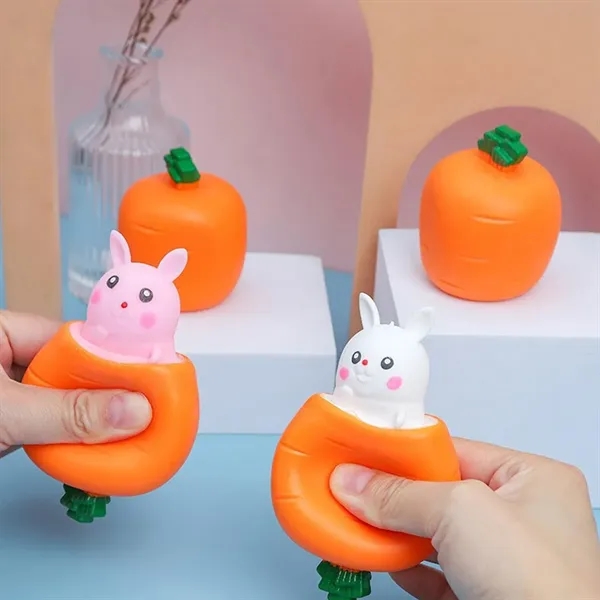 Stress Anxiety Relief Silicone Squeeze Rabbit Toy Balls - Stress Anxiety Relief Silicone Squeeze Rabbit Toy Balls - Image 5 of 11