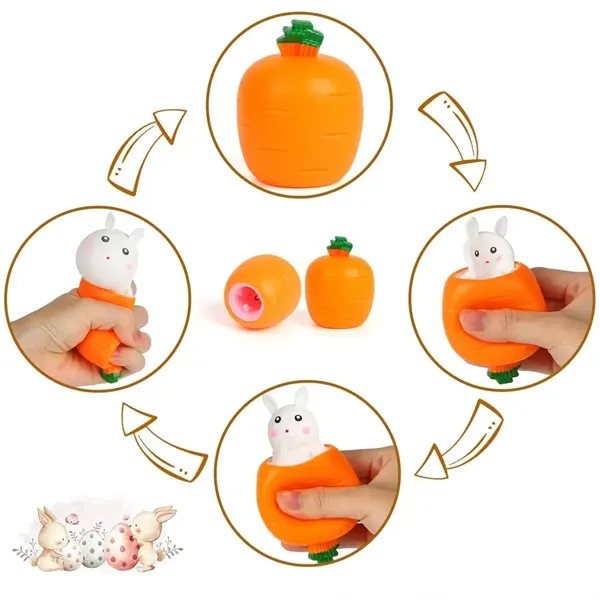 Stress Anxiety Relief Silicone Squeeze Rabbit Toy Balls - Stress Anxiety Relief Silicone Squeeze Rabbit Toy Balls - Image 7 of 11
