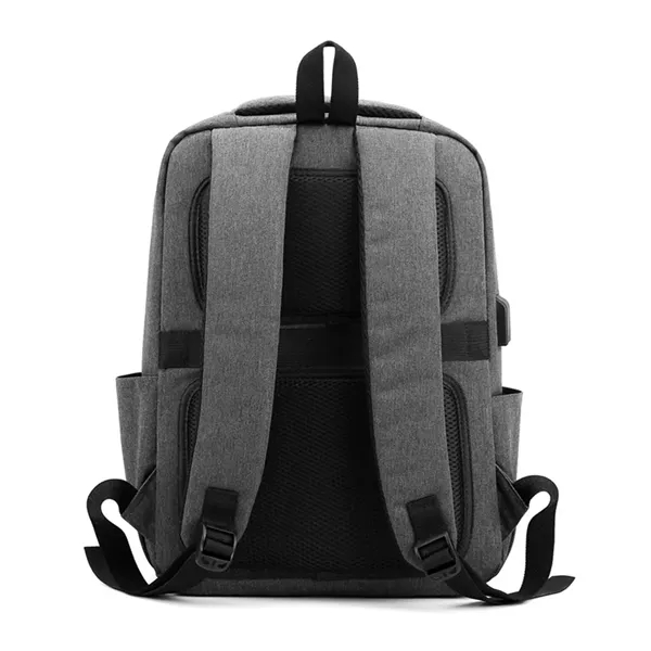 Men's Business Backpack with USB Charging Port - Men's Business Backpack with USB Charging Port - Image 5 of 6