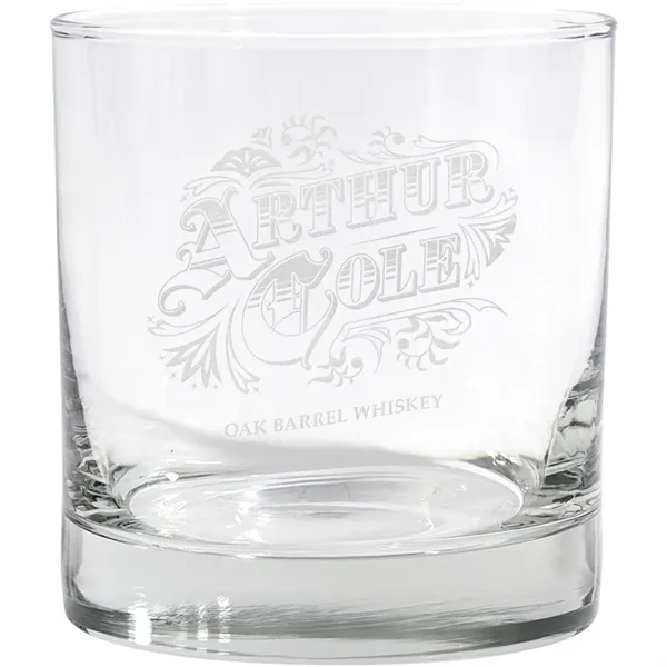 Etched Whiskey Glass 10.5 oz