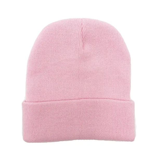 Unisex Beanie Crimping Winter Warm Knitted Hat - Unisex Beanie Crimping Winter Warm Knitted Hat - Image 3 of 5