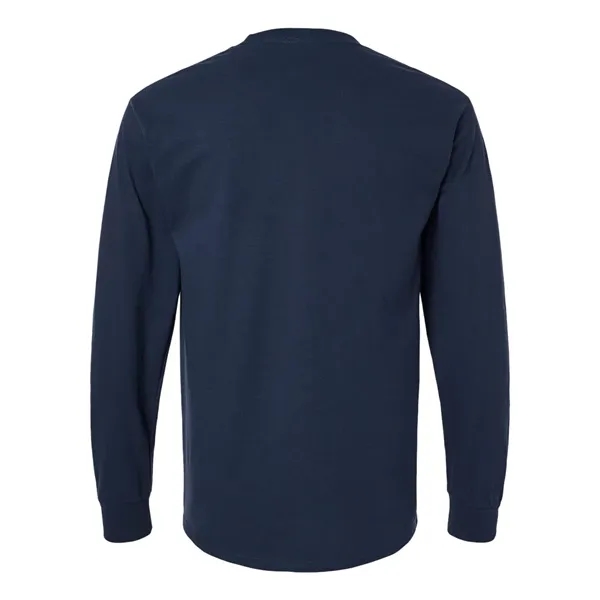 Gildan Unisex Ultra Cotton® Long Sleeve Pocket T-Shirt - Gildan Unisex Ultra Cotton® Long Sleeve Pocket T-Shirt - Image 3 of 12