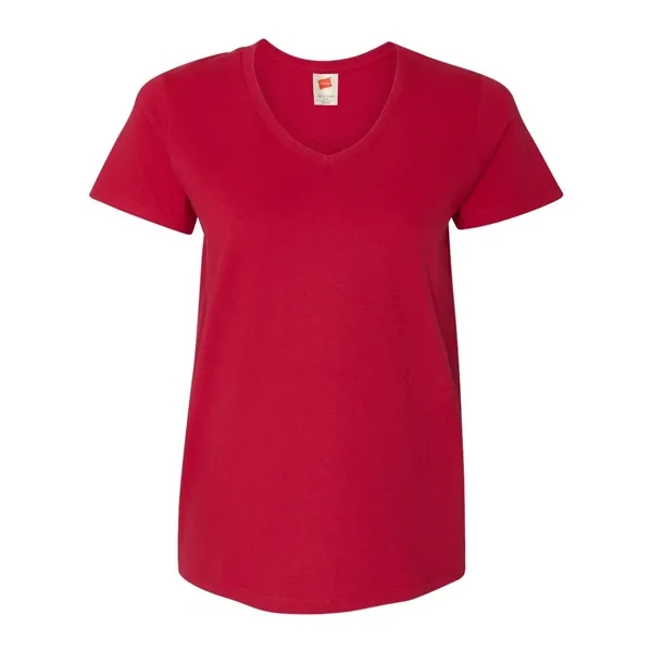 Hanes Women's Essential-T V-Neck T-Shirt