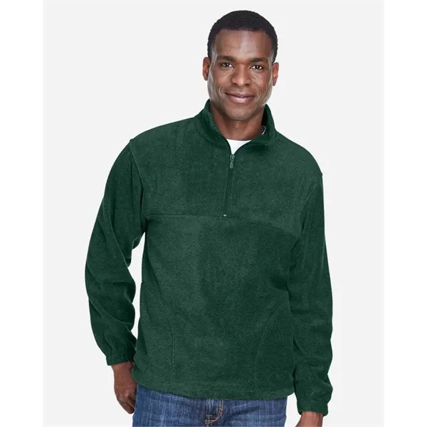Harriton Men's Fleece Quarter-Zip Pullover