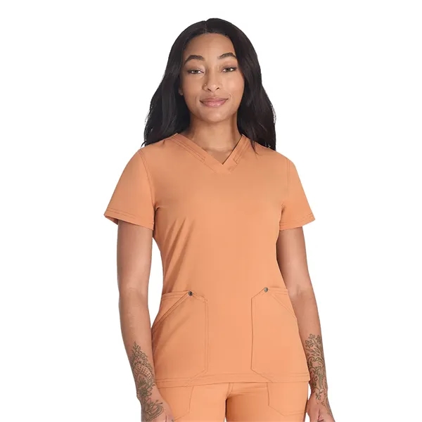 Dickies Medical - EDS NXT - Women's 4-Pocket V-Neck Top - Dickies Medical - EDS NXT - Women's 4-Pocket V-Neck Top - Image 4 of 5