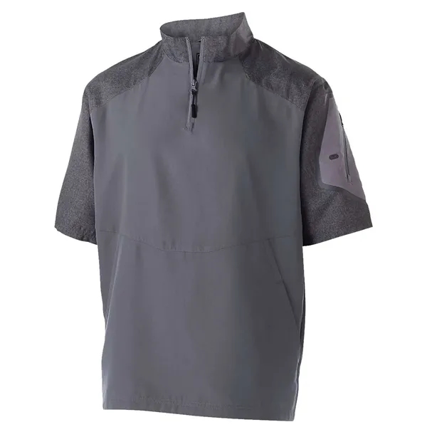 Holloway Unisex Raider Short Sleeve Quarter-Zip Pullover - Holloway Unisex Raider Short Sleeve Quarter-Zip Pullover - Image 4 of 20