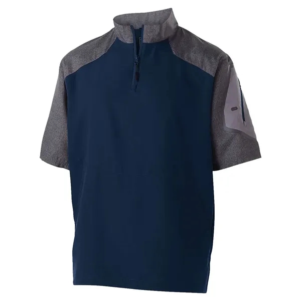 Holloway Unisex Raider Short Sleeve Quarter-Zip Pullover - Holloway Unisex Raider Short Sleeve Quarter-Zip Pullover - Image 9 of 20