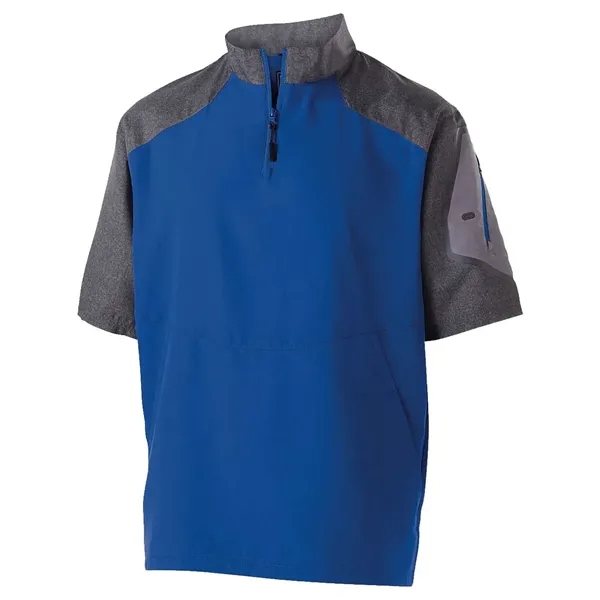 Holloway Unisex Raider Short Sleeve Quarter-Zip Pullover - Holloway Unisex Raider Short Sleeve Quarter-Zip Pullover - Image 14 of 20