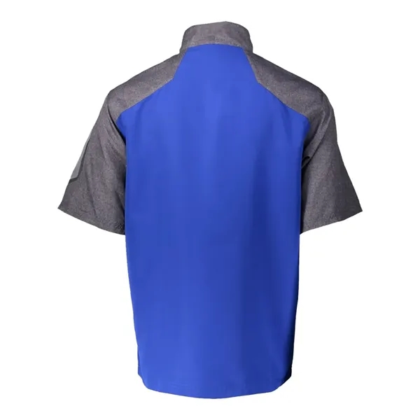 Holloway Unisex Raider Short Sleeve Quarter-Zip Pullover - Holloway Unisex Raider Short Sleeve Quarter-Zip Pullover - Image 15 of 20