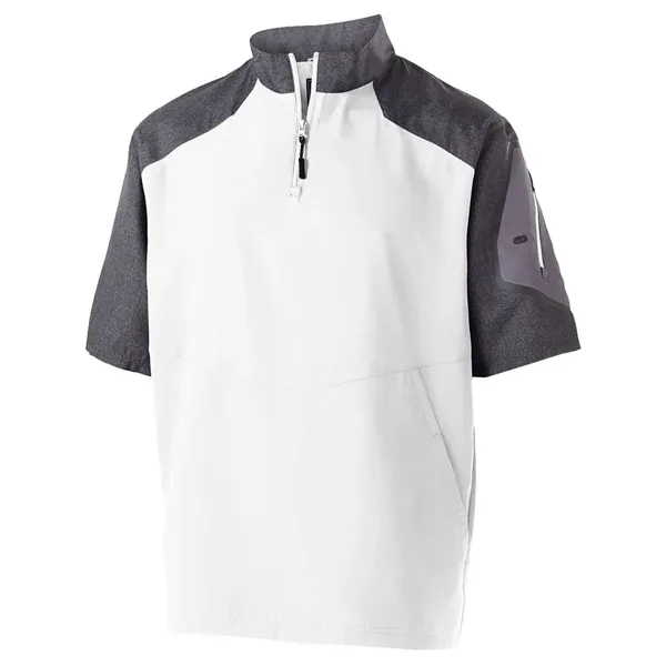 Holloway Unisex Raider Short Sleeve Quarter-Zip Pullover - Holloway Unisex Raider Short Sleeve Quarter-Zip Pullover - Image 18 of 20