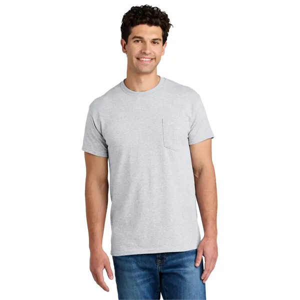 Gildan - DryBlend 50 Cotton/50 Poly Pocket T-Shirt. - Gildan - DryBlend 50 Cotton/50 Poly Pocket T-Shirt. - Image 0 of 54