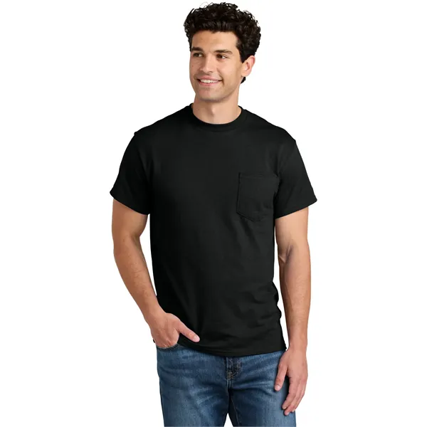 Gildan - DryBlend 50 Cotton/50 Poly Pocket T-Shirt. - Gildan - DryBlend 50 Cotton/50 Poly Pocket T-Shirt. - Image 4 of 54