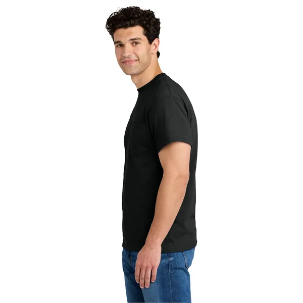 Gildan - DryBlend 50 Cotton/50 Poly Pocket T-Shirt. - Gildan - DryBlend 50 Cotton/50 Poly Pocket T-Shirt. - Image 7 of 54