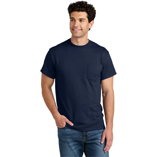 Gildan - DryBlend 50 Cotton/50 Poly Pocket T-Shirt. - Gildan - DryBlend 50 Cotton/50 Poly Pocket T-Shirt. - Image 9 of 54