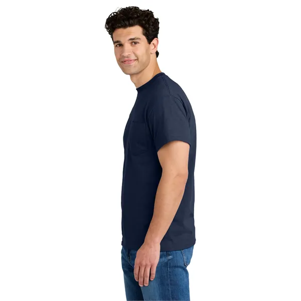 Gildan - DryBlend 50 Cotton/50 Poly Pocket T-Shirt. - Gildan - DryBlend 50 Cotton/50 Poly Pocket T-Shirt. - Image 12 of 54