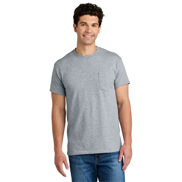 Gildan - DryBlend 50 Cotton/50 Poly Pocket T-Shirt. - Gildan - DryBlend 50 Cotton/50 Poly Pocket T-Shirt. - Image 25 of 54
