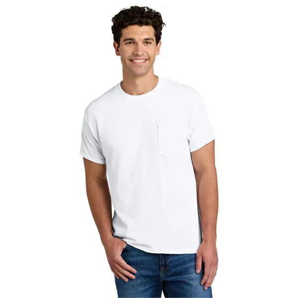 Gildan - DryBlend 50 Cotton/50 Poly Pocket T-Shirt. - Gildan - DryBlend 50 Cotton/50 Poly Pocket T-Shirt. - Image 30 of 54